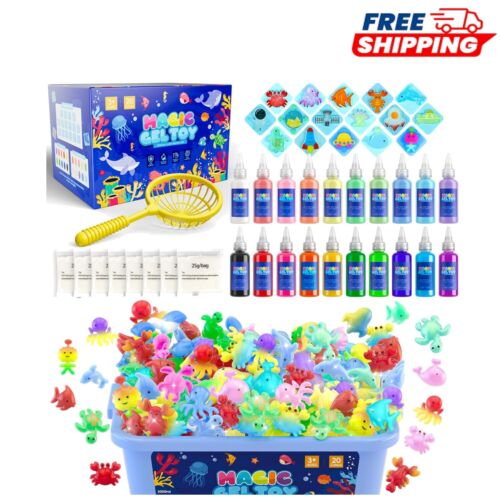 Creative Aqua Fairy Gel Kit for Kids: DIY Magic Water Toy with 20 Colors