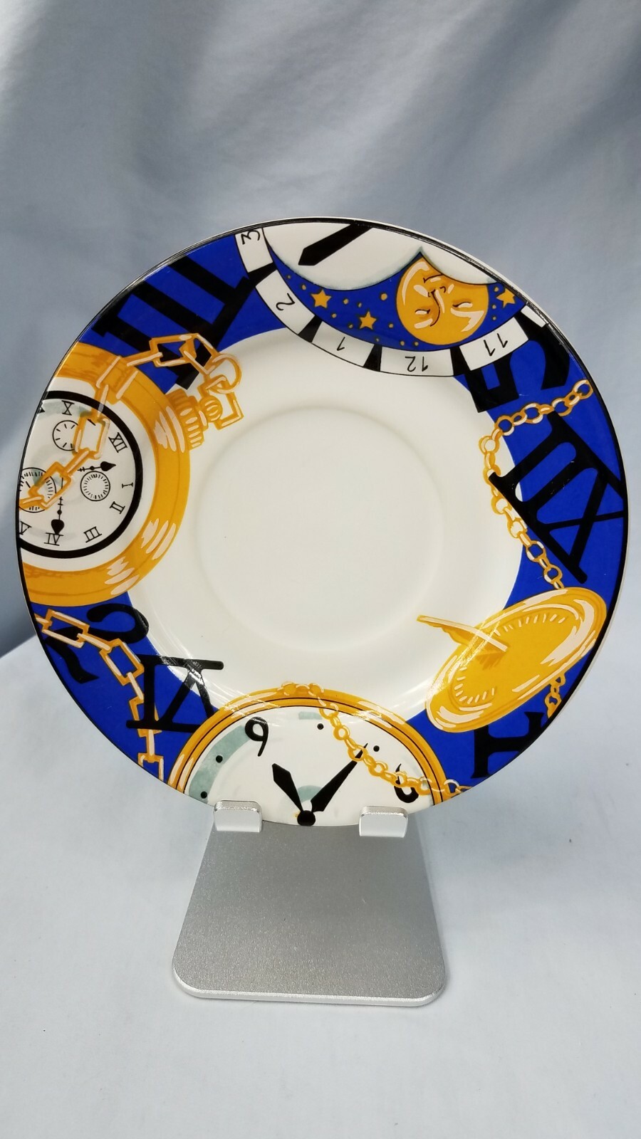 Vintage Vitromaster Time Piece 1993 Cup & Saucer - Set of 2 (4 pieces) Excellent