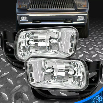 Front Fog Lights Lamps Fit For 10-18 Dodge Ram 2500 3500 + 2009-2012 Ram 1500