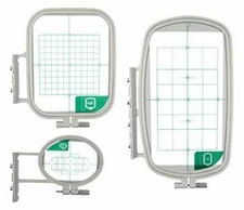 3 pc Sewing Embroidery Hoop Set For Brother SE-270D SE-350 SE400, SE425 SE625