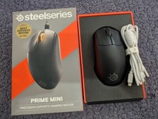 SteelSeries Prime Esport Mini Lightweight Wired Optical Gaming Mouse white cable