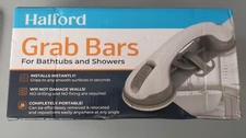Has 3 Suction Cups Shower Handle Grab Bars for Bathtubs & Showers Handles 2 PACK