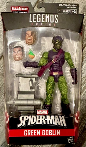 Figura de acción Duende Verde Marvel Legends BAF Sandman Spiderman NUEVO