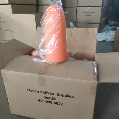 Commercial Crab Trap Buoy  6 X14 inch Orange (  Sell by case of 12 pieces )