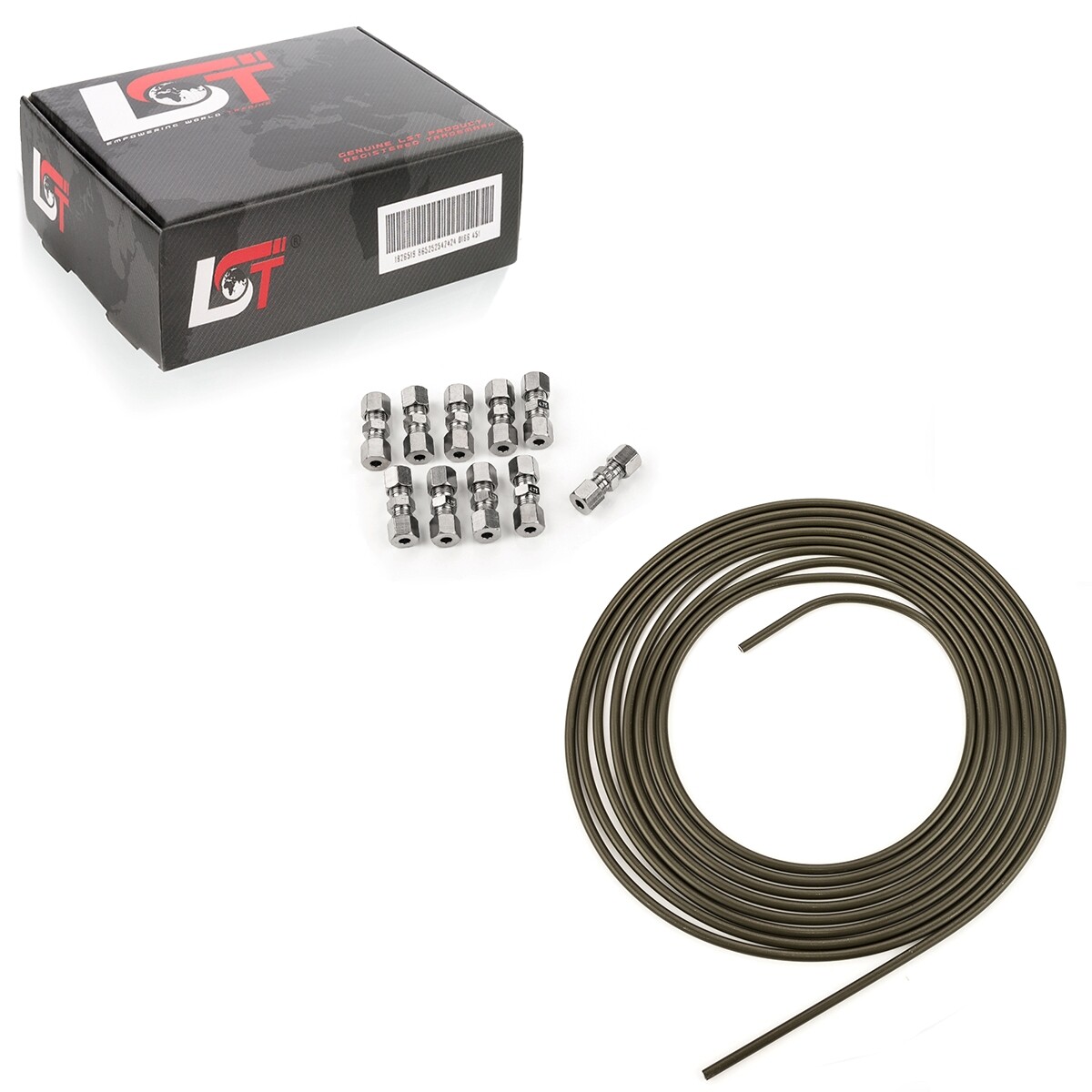 5M Brake Pipe Brake Line Steel Ø 4.75Mm Set +10 Quick Connectors For VW Passat