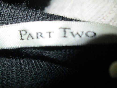 jerseykleid hängerchen zart langarm wasserfall ausschn. PART TWO 38-40 S schwarz - Bild 12 von 12