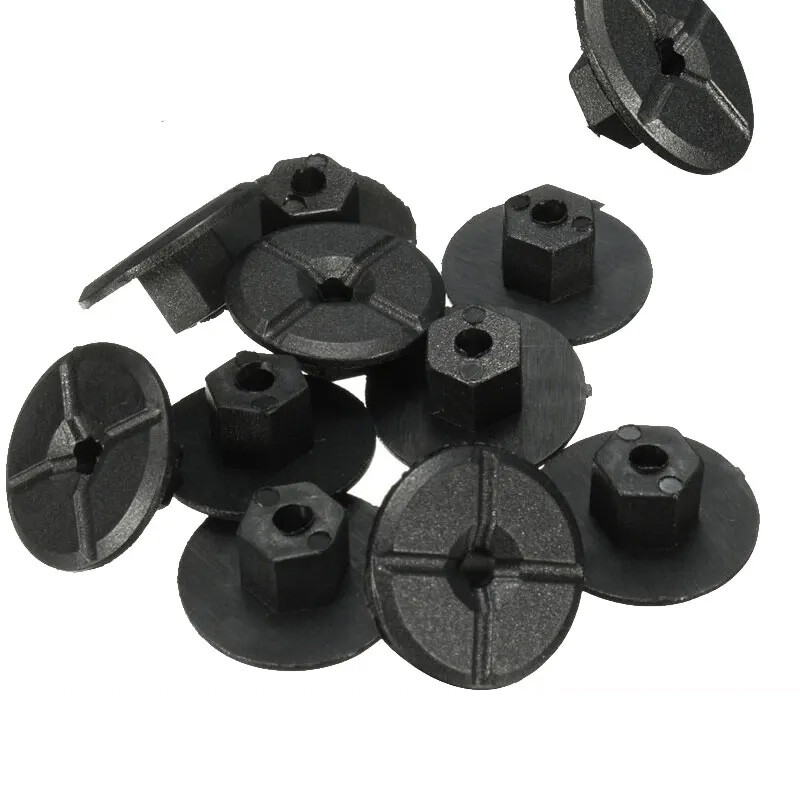 50Pcs Car Side Fender Screw Lock Nut Black A2019900050 For BMW For