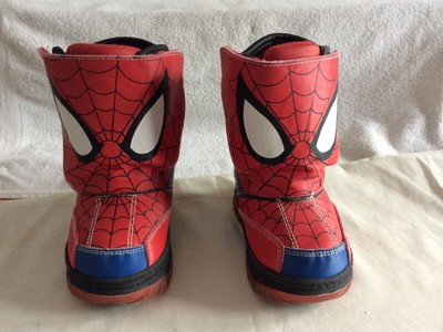 spiderman snow boots size 11