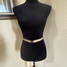 Vibora Industria Argentina, Real Snake Belt, Vintage, Well Made, Expands, NWOT 