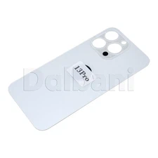 Back Glass Rear Housing Battery Cover Camera Lens For iPhone 13 Pro White