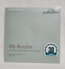 NEW Close To My Heart My Acrylix C1618 National Papercrafting Month Clear Stamp