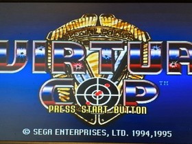 SEGA Virtua Cop Saturn SS EE