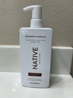 Native Moisturizing Shampoo Coconut And Vanilla-Pump 16.5oz New and Unused 