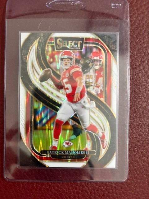 2024 Select Patrick Mahomes Premiere Level White Shock /199 #120