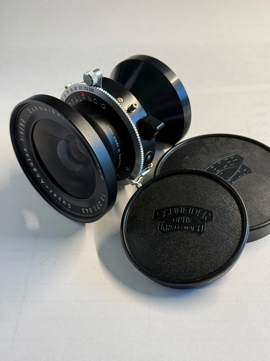 Schneider Super-Angulon 90mm Focal f/8 Camera Lenses for sale | eBay