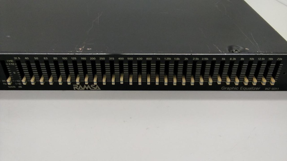 Ramsa Wz-9311 Graphic Equalizer Used Tested 100V Japan | eBay