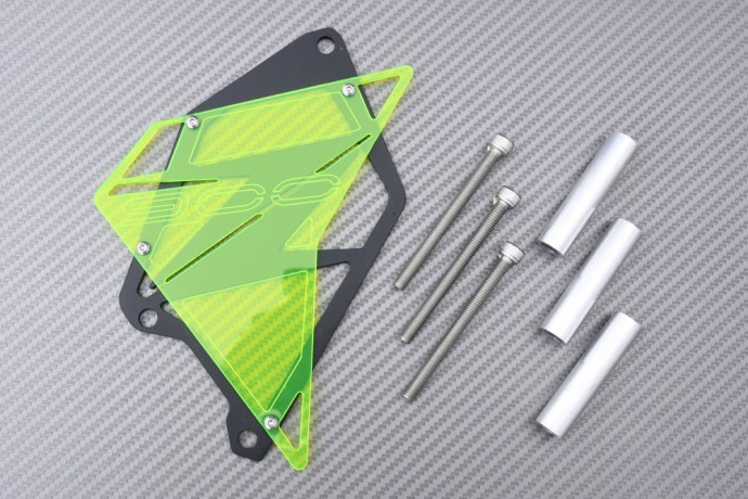 Protection de pignon verte en aluminium CNC pour personnaliser la Kawasaki Z900
