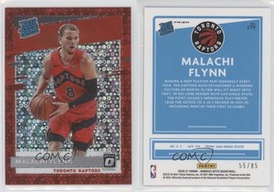 2020 Panini Donruss Optic Rated Fast Break Red Prizm /85 Malachi Flynn Rookie RC