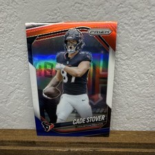 2025 Panini Prizm Cade Stover Houston Texans Football Card Prizm #101