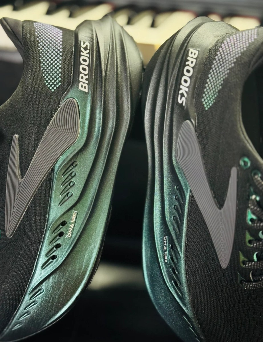🔥110447 1D 026 Men's Brooks Glycerin Max | Black Green Sneaker