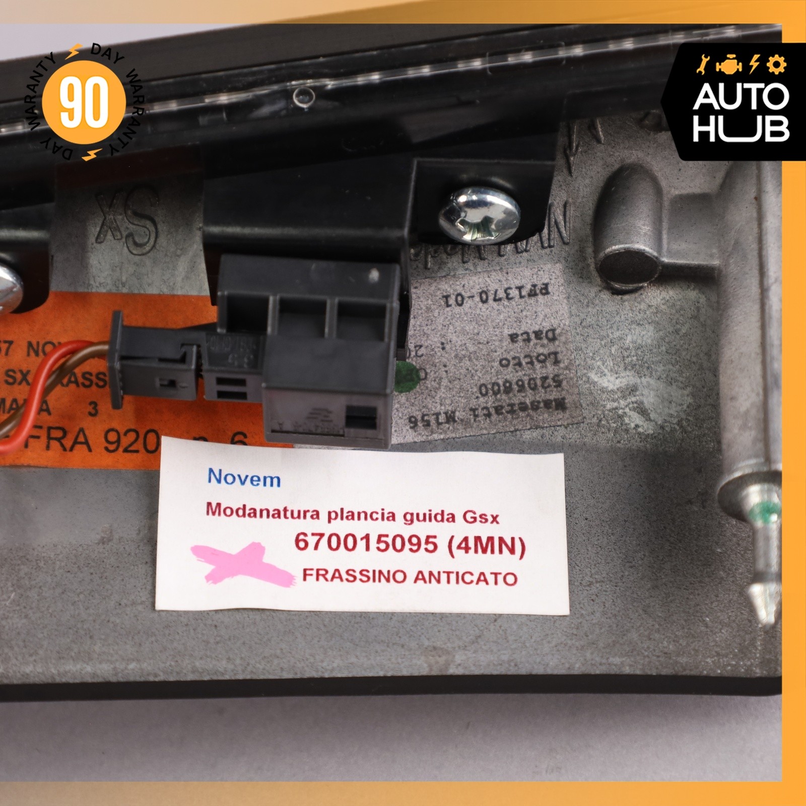 2014 Maserati Quattroporte SQ4 M156 Left Side Dashboard Trim Wood OEM 46k