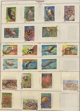 Tanzania Stamps Two Sheets Of Old Valuable Stamps Mh