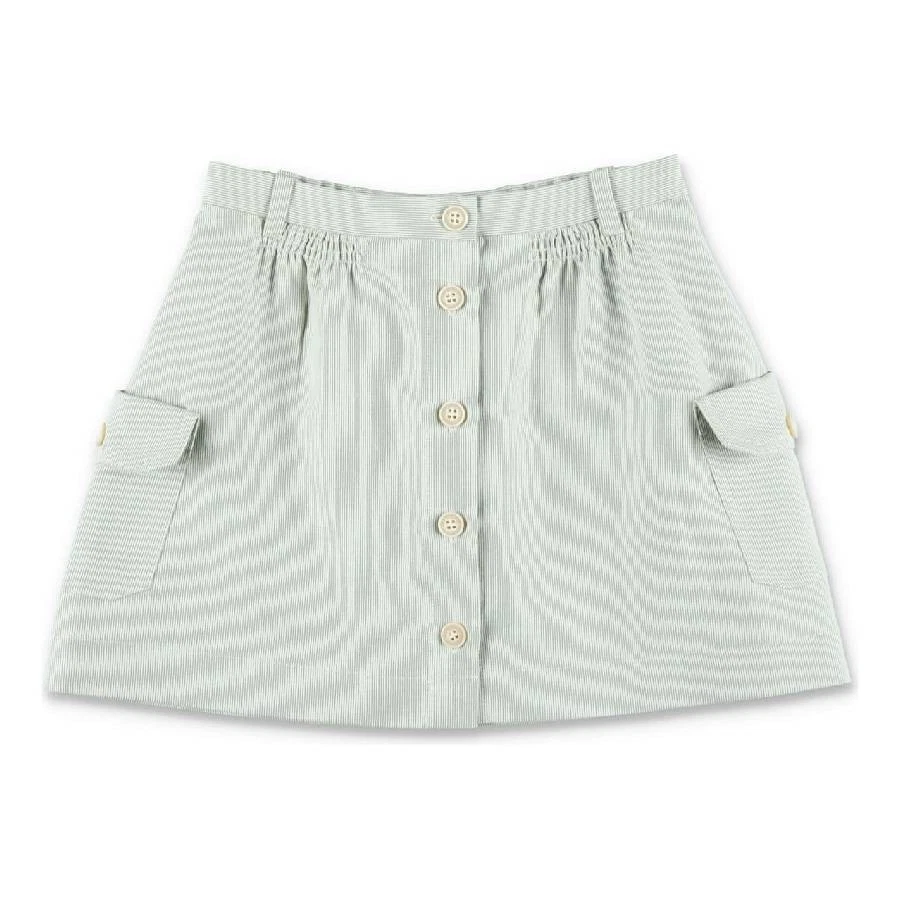 Bonpoint Cotton-Linen Blend Short Skirt