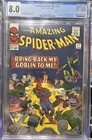 Amazing Spider-Man #27 1965 CGC 8.0 OW/W Green Goblin Stan Lee