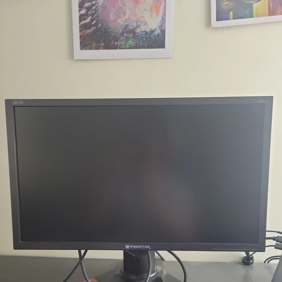 Acer Predator XB241H 24" 144Hz 1ms G-SYNC Gaming Monitor HDMI DisplayPort - Image 3 of 4