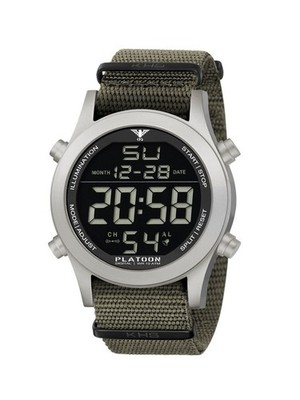 KHS - KHS.PLASD.NSGO - Armbanduhr - Platoon Steel Digital - Herren