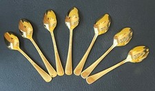 Gold Demitasse Spoons In Collectible Flatware & Silverware for