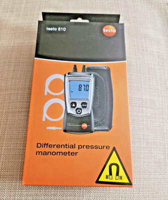 Testo  510 Digital Differential Pressure Manometer  563 0510 01 with Display New