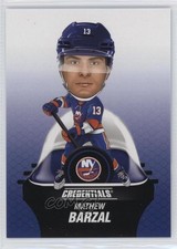 2024-25 Credentials Arena Giveaways Bobbleheads Blue Back /25 Mathew Barzal 00d2