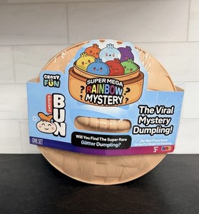 RMS VIRAL SUPER MEGA JUMBO Rainbow Mystery Glitter Edition Squishy Bun Dumpling
