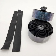 Supacaz Bling Oil Slick Bicycle Handlebar Tape W/ Black Plugs OPEN PACKAGE