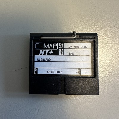 C-MAP NT+ 8Mb User Card Furuno Kartenplotter Radar f/ Programmer Waypoints