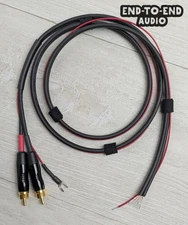 Unterminated Turntable Replacement Cable Set | Universal Fit | Mogami Cable
