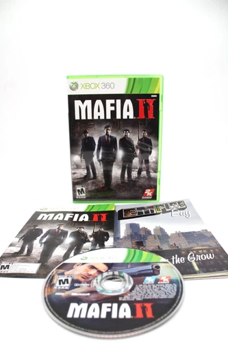 Refurbished Xbox 360 Mafia II 2 Complete CIB + Poster Excellent Mint Clean