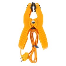 Temperature Lead Probe Pipe Clamp K-type Thermocouple Jaw Adapter