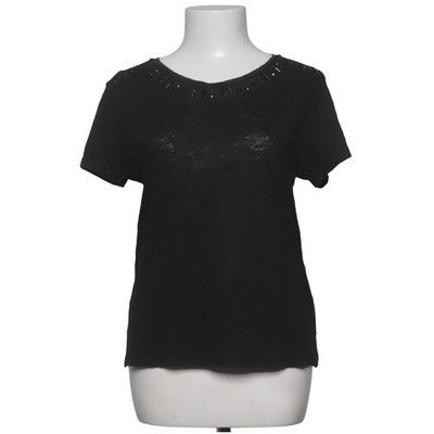 Maje, T-shirt, Größe: 38, Schwarz, Einfarbig, Damen #ZVD
