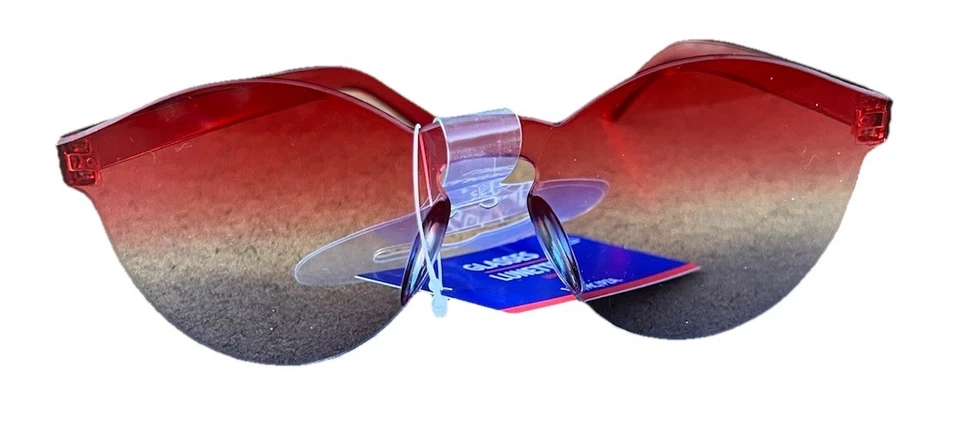 Frameless Ombre Glasses - Patriotic - Novelty - Costume Accessory - Adult/Teen - Image 2 of 4