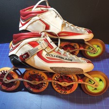 Rollerblade Problade Mens Race Inline Skate, Red/ White 100MM 10.5US See Pics
