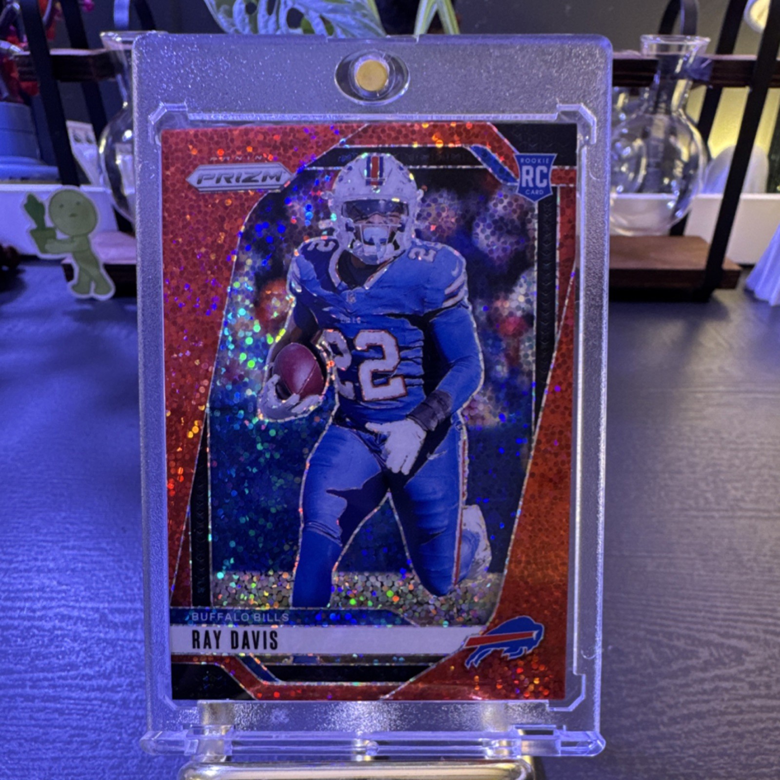 2024 Panini Prizm Ray Davis #382 Red Sparkle Prizm Rookie Buffalo Bills