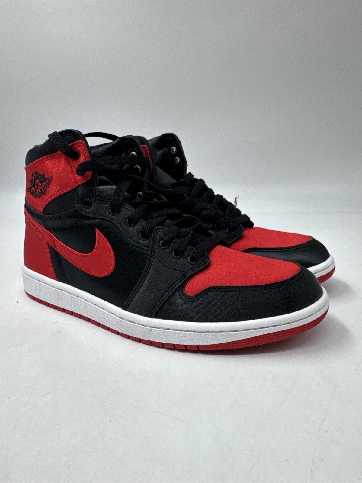 Nike Air Jordan 1 Retro Hi OG Satin Bred Black/Red FD4810-061 Women’s Size 11.5