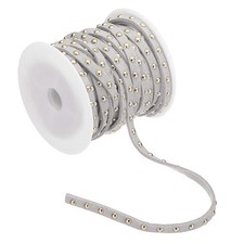 32.8ft Studded Faux Suede Cord Rope for Jewelry Making Gray Golden
