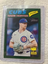 2026 Topps Heritage - Cade Horton #396 Dark Green Bordered