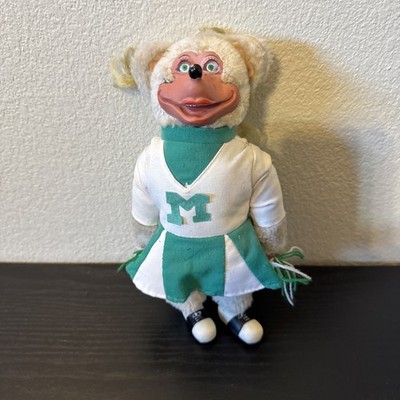 Vintage Showbiz Pizza Place Mitzi Mozzarella Plush Doll 10''  Toy Cheerleader