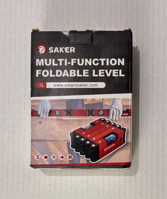 Saker 28'' Foldable Level Tool, Multi-Angle Measuring & Precise Leveling Tool