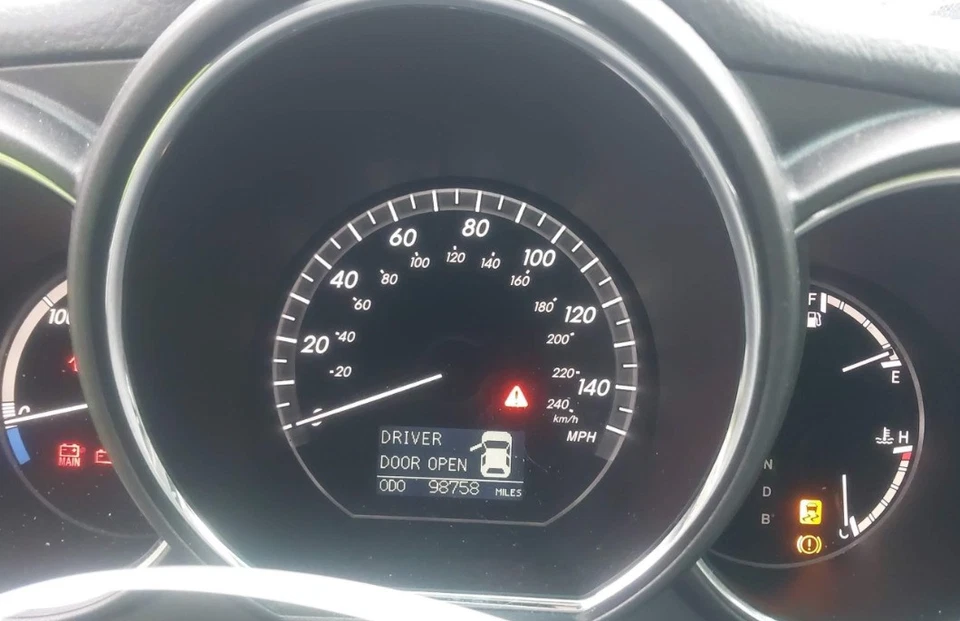 Grupo de medidores de velocímetro original RX400h 2007-2007 98 k millas Lexus Foto 2 de 4