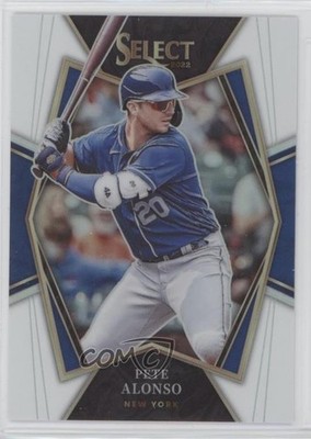 2022 Panini Select Premier Level White Prizm 14/50 Pete Alonso #188 d4v